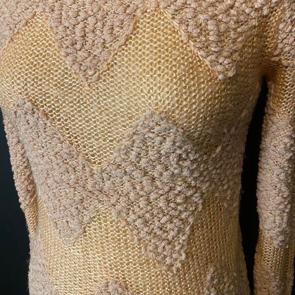 Charlotte-russe Women's Pink and Tan Jumper - Picture 2 of 8